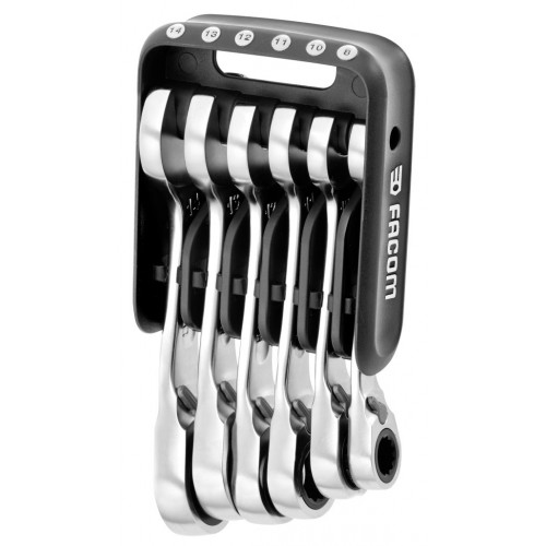 Facom Σετ με 6 Μικρά Γερμανοπολύγωνα Κλειδιά Καστάνιας σε Πλαστική Θήκη - 467BS.JP6