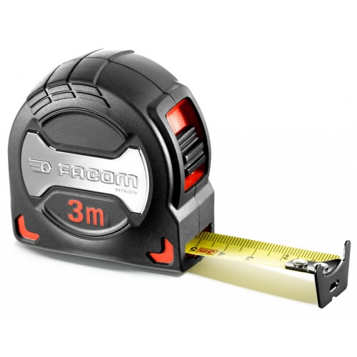 Facom Μέτρο-Ρολό με Στοπ 3m - 897A.319