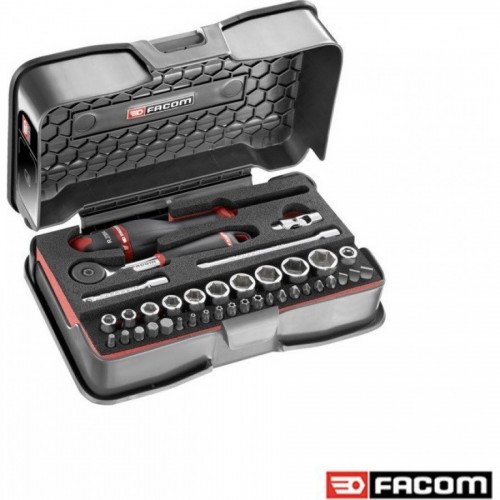 Facom Σετ Καρυδάκια/Μύτες 1/4